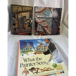 ART Book Lot Homeschool, Chasing Vermeer, What The Painter Sees ,
